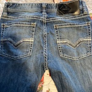Rock & Roll Revolver Slim Straight 30X34 Cowboy Western Jeans Men's
